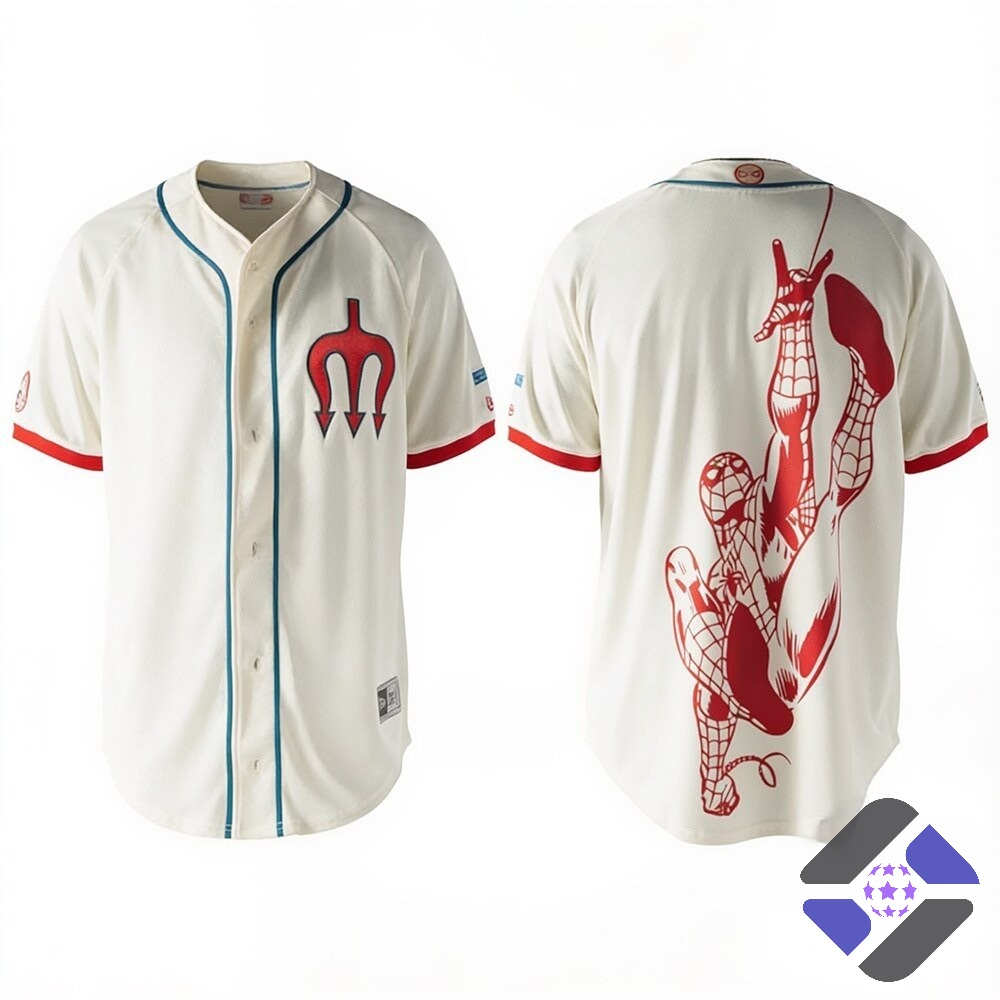 Red Devils Diablos Rojos del Mexico Spider-Man Baseball Jersey