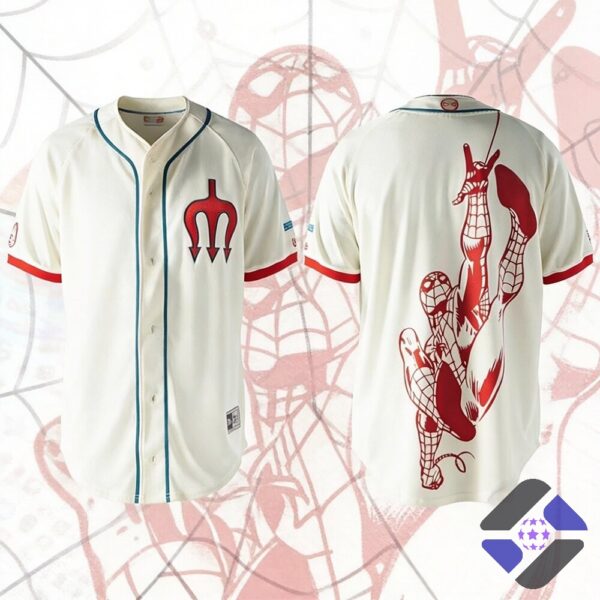 Red Devils Diablos Rojos del Mexico Spider-Man Baseball Jersey
