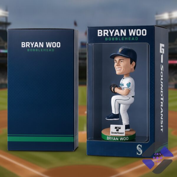 Seattle Mariners Bryan Woo Bobblehead