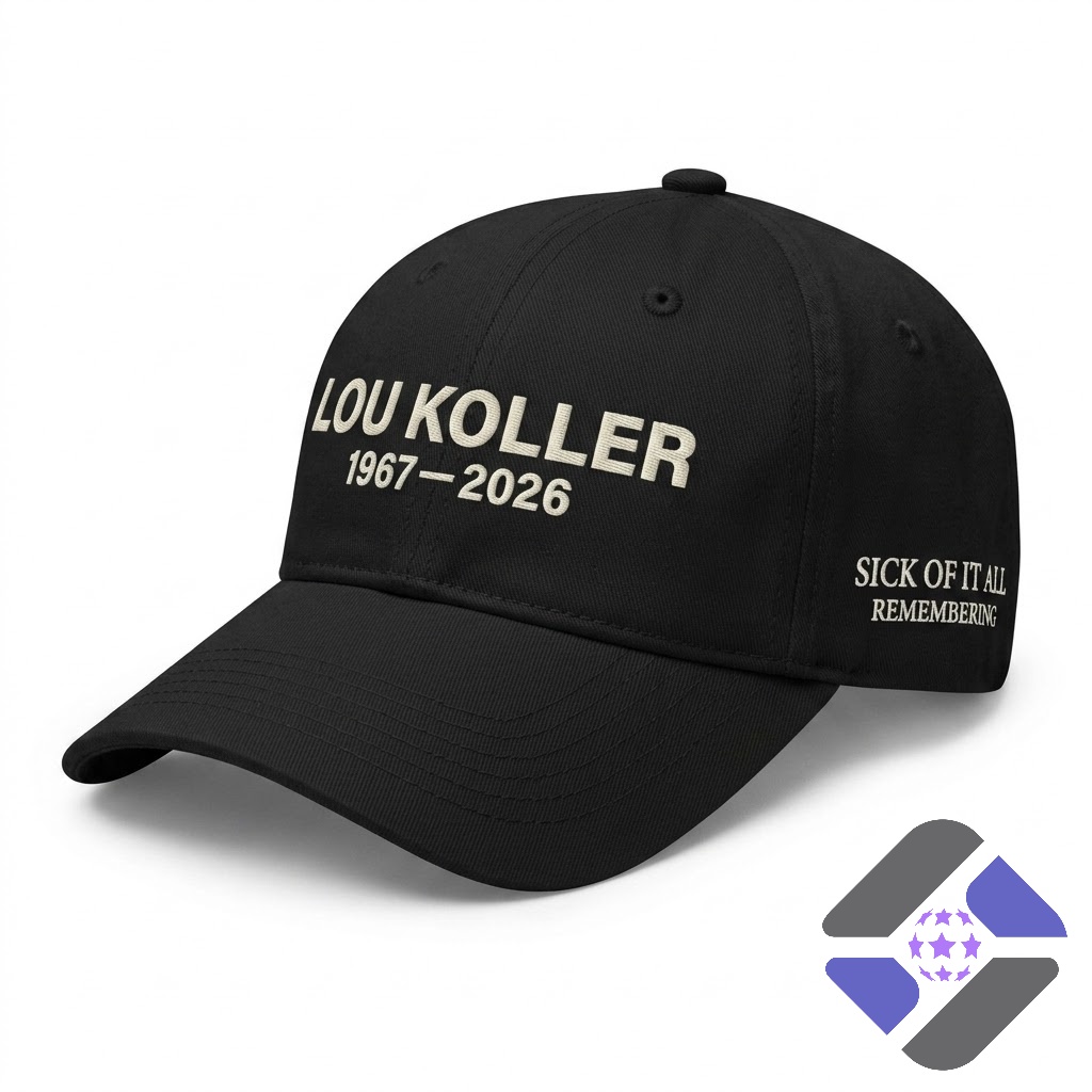 Remembering Lou Koller Sick Of It All 2026 Baseball Cap - Front View
