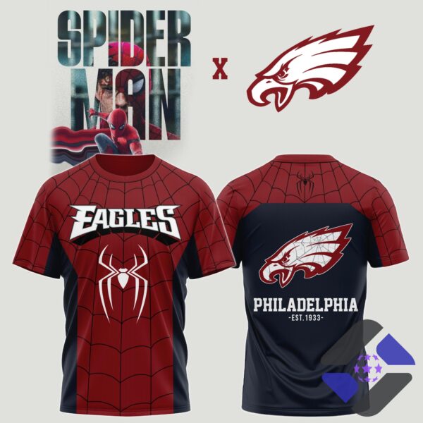 Philadelphia Eagles Spider-Man Brand New Day T-Shirt