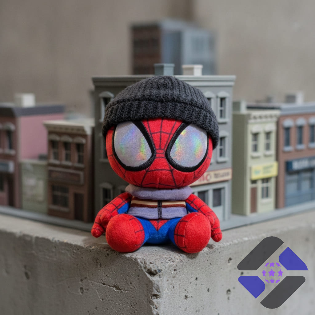 Spider-Man Brand New Day Plush Doll - Detail View