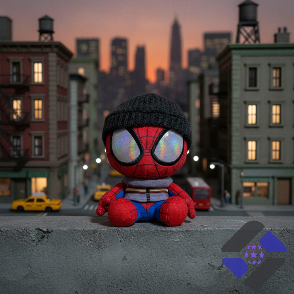 Spider-Man Brand New Day Plush Doll - Front View