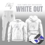 Tampa Bay Buccaneers 2026 White Out Hoodie and Jogger Set