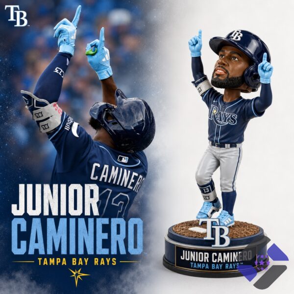 Tampa Bay Rays Junior Caminero Bobblehead