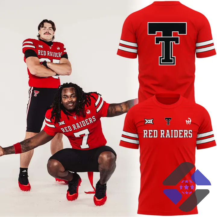 Patrick Mahomes x Texas Tech Red Raiders T-Shirt - Front View