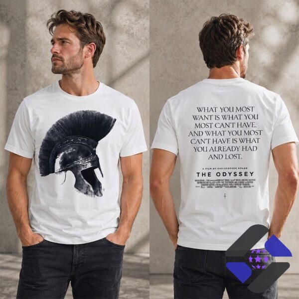 Cactus Jack xThe Odyssey Christopher Nolan T-Shirt