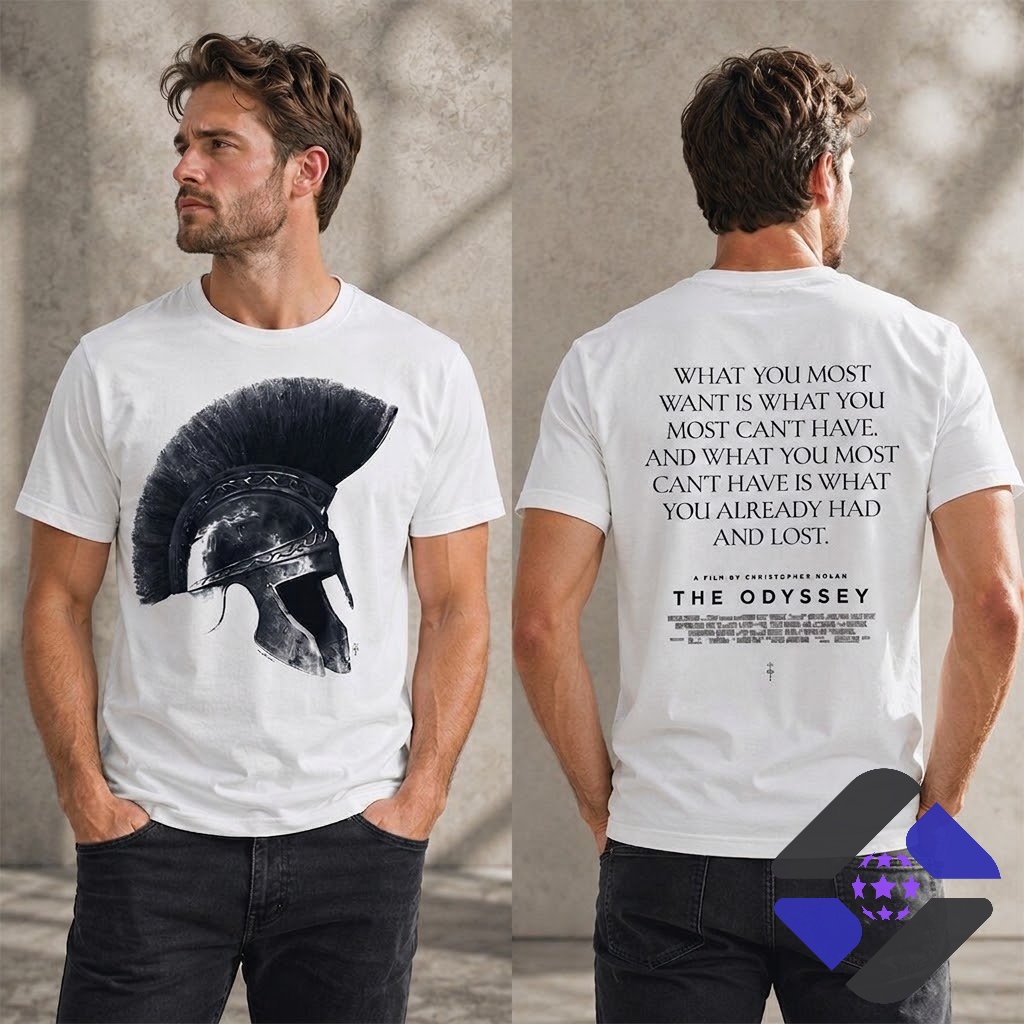 Cactus Jack xThe Odyssey Christopher Nolan T-Shirt