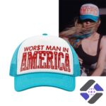 Slayyyter WOR$T MAN IN AMERICA Trucker Hat