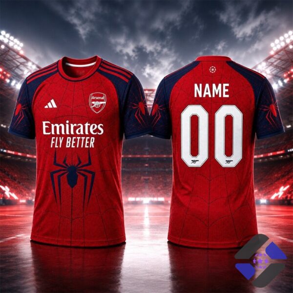 Arsenal Football Club Spider-Man Brand New Day Football Jersey