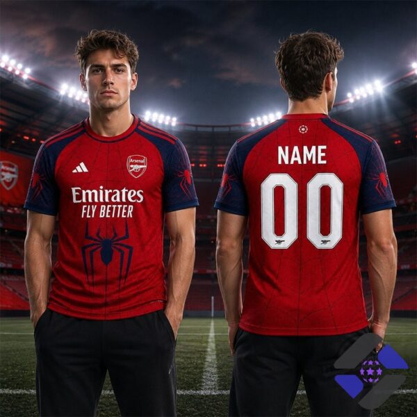 Arsenal Football Club Spider-Man Brand New Day Football Jersey
