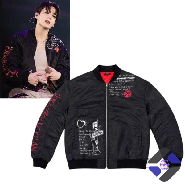 Jungkook What Is Your Love Song BTS Bomber Jacket