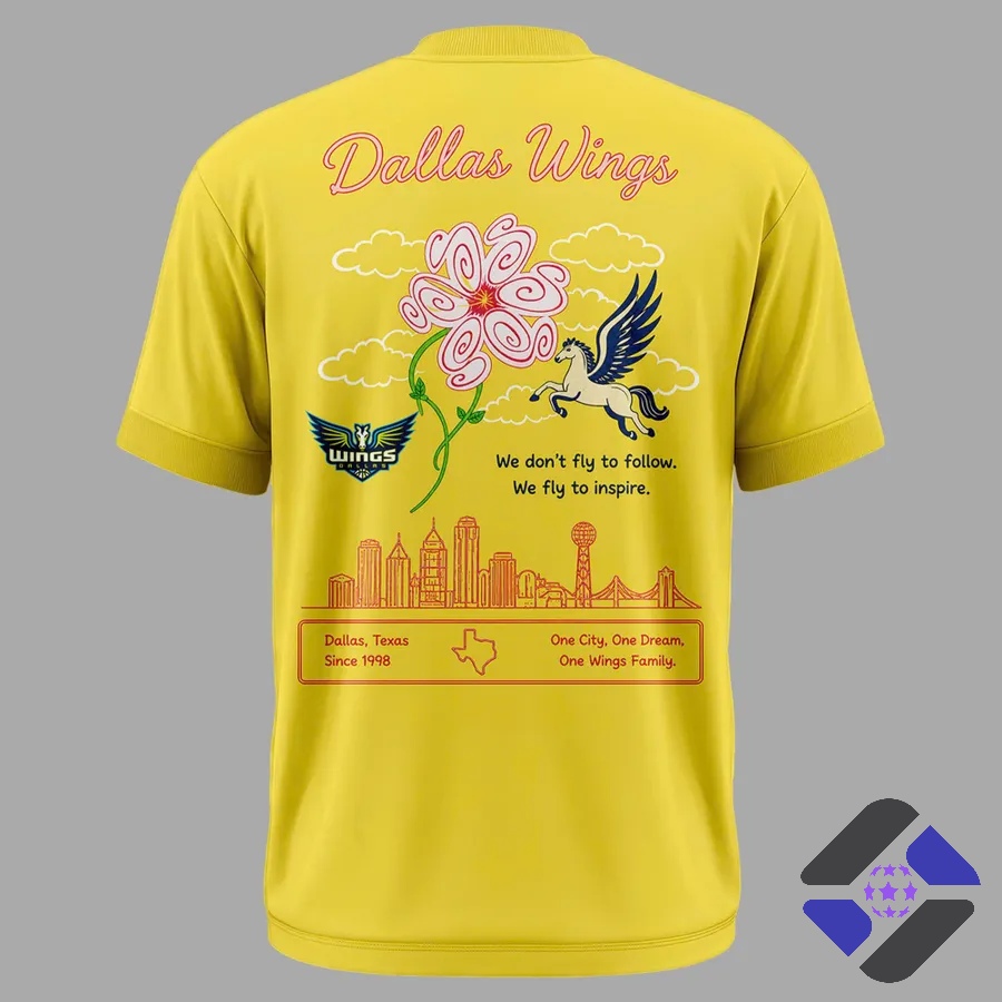Dallas Wings 2026 S Flower T-Shirt