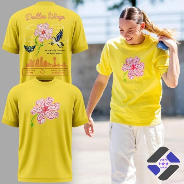 Dallas Wings 2026 S Flower T-Shirt