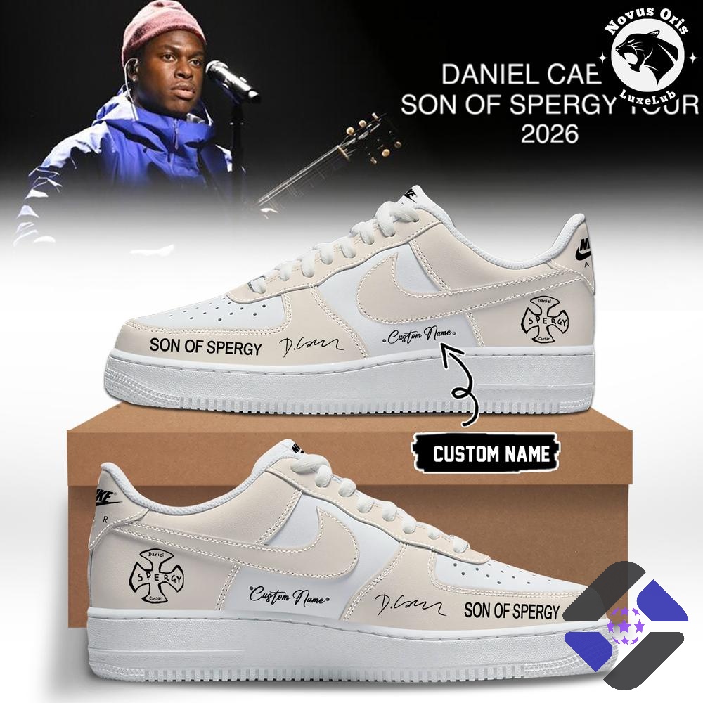Daniel Caesar Son Of Spergy Luxelub Tour 2026 Custom Sneakers