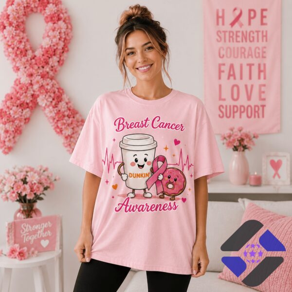 Dunkin' Breast Cancer Awareness T-Shirt