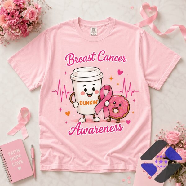 Dunkin' Breast Cancer Awareness T-Shirt