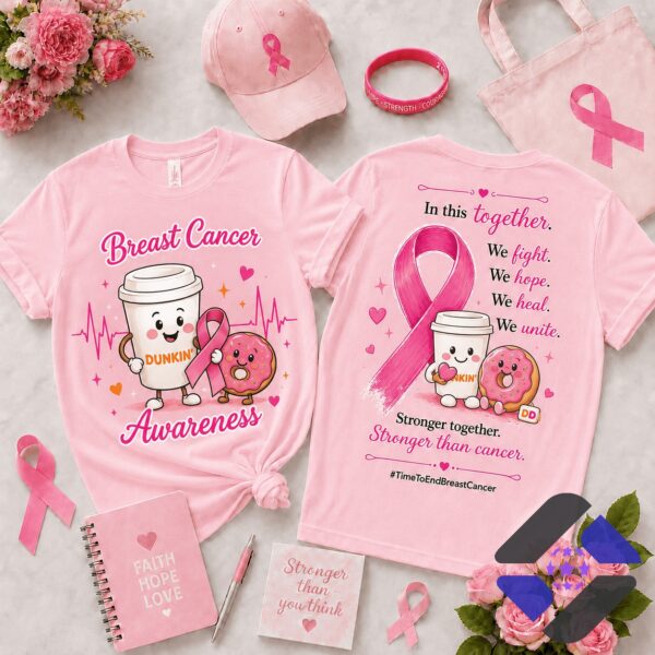 Dunkin' Breast Cancer Awareness T-Shirt