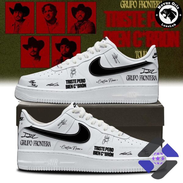 Grupo Frontera Triste Pero Bien C*brón Signed Tour Sneakers