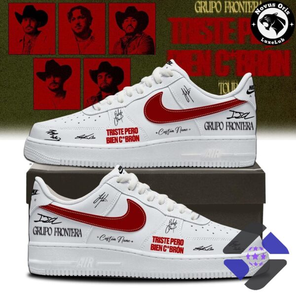 Grupo Frontera Triste Pero Bien C*brón Signed Tour Sneakers