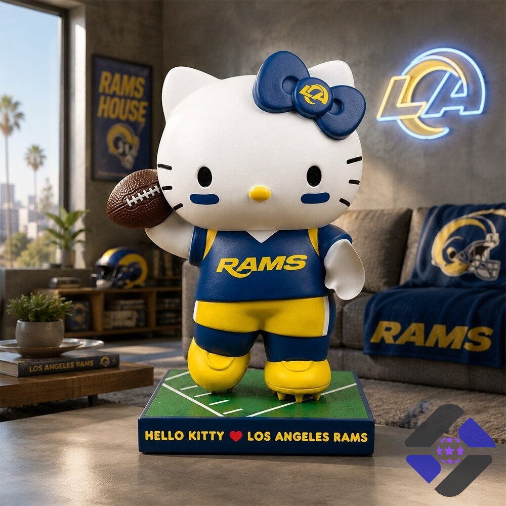 Hello Kitty Los Angeles Rams Vinyl Figure