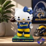 Hello Kitty Los Angeles Rams Vinyl Figure