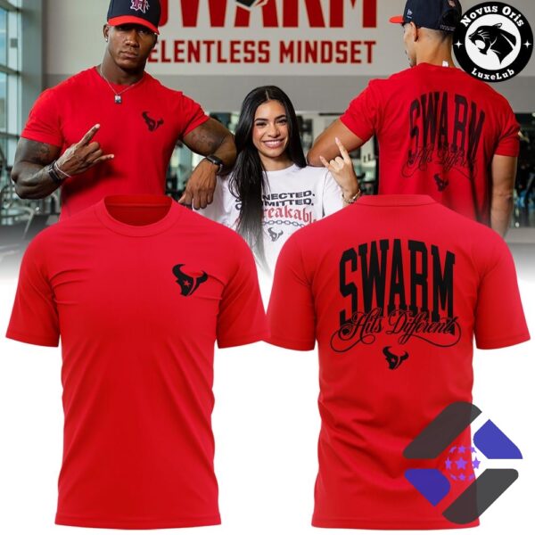 Houston Texans SWARM Hits Different Camp T-Shirt
