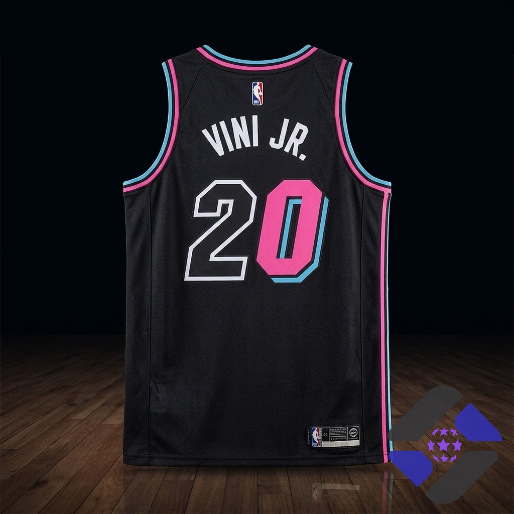 Vinicius x Miami Heat NBA Championship Basketball Jersey