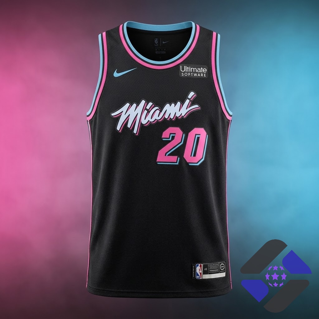 Vinicius x Miami Heat NBA Championship Basketball Jersey