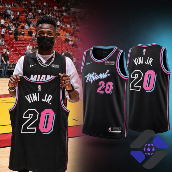 Vinicius x Miami Heat NBA Championship Basketball Jersey