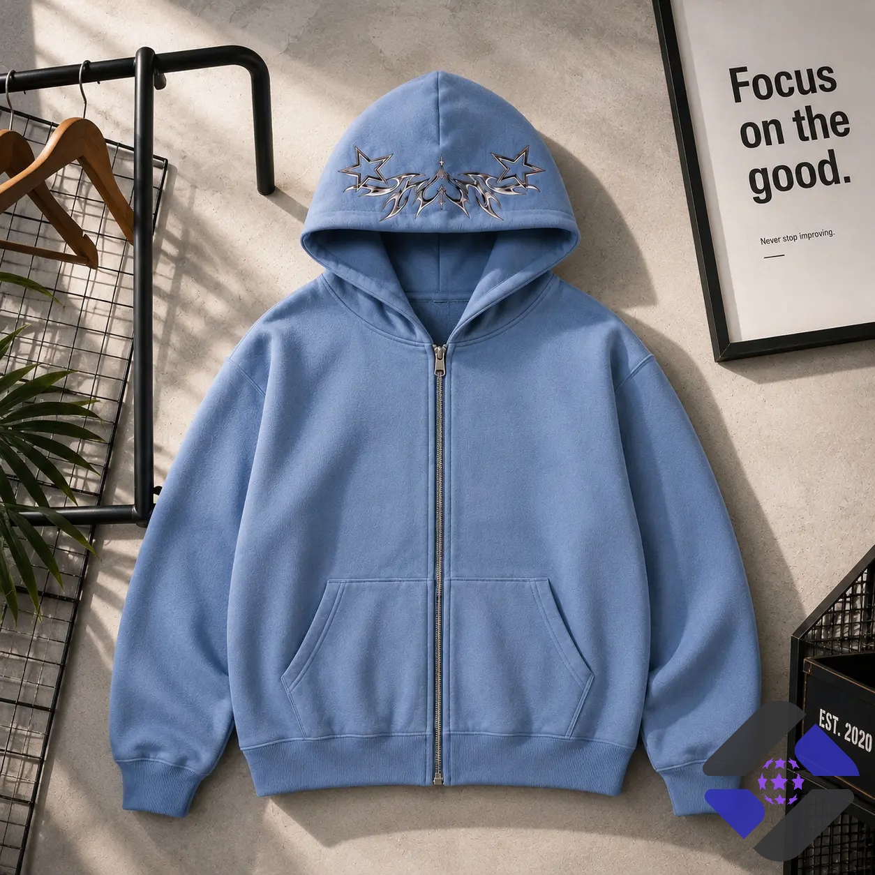 Karina aespa x Mostly Sweet Lemon Tribal Star Hoodie
