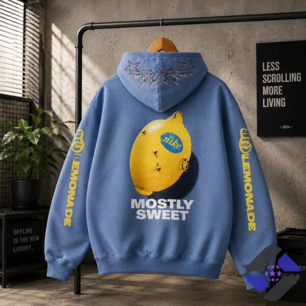 Karina aespa x Mostly Sweet Lemon Tribal Star Hoodie