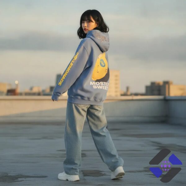 Karina aespa x Mostly Sweet Lemon Tribal Star Hoodie