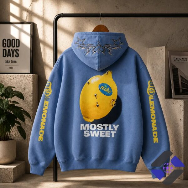 Karina aespa x Mostly Sweet Lemon Tribal Star Hoodie