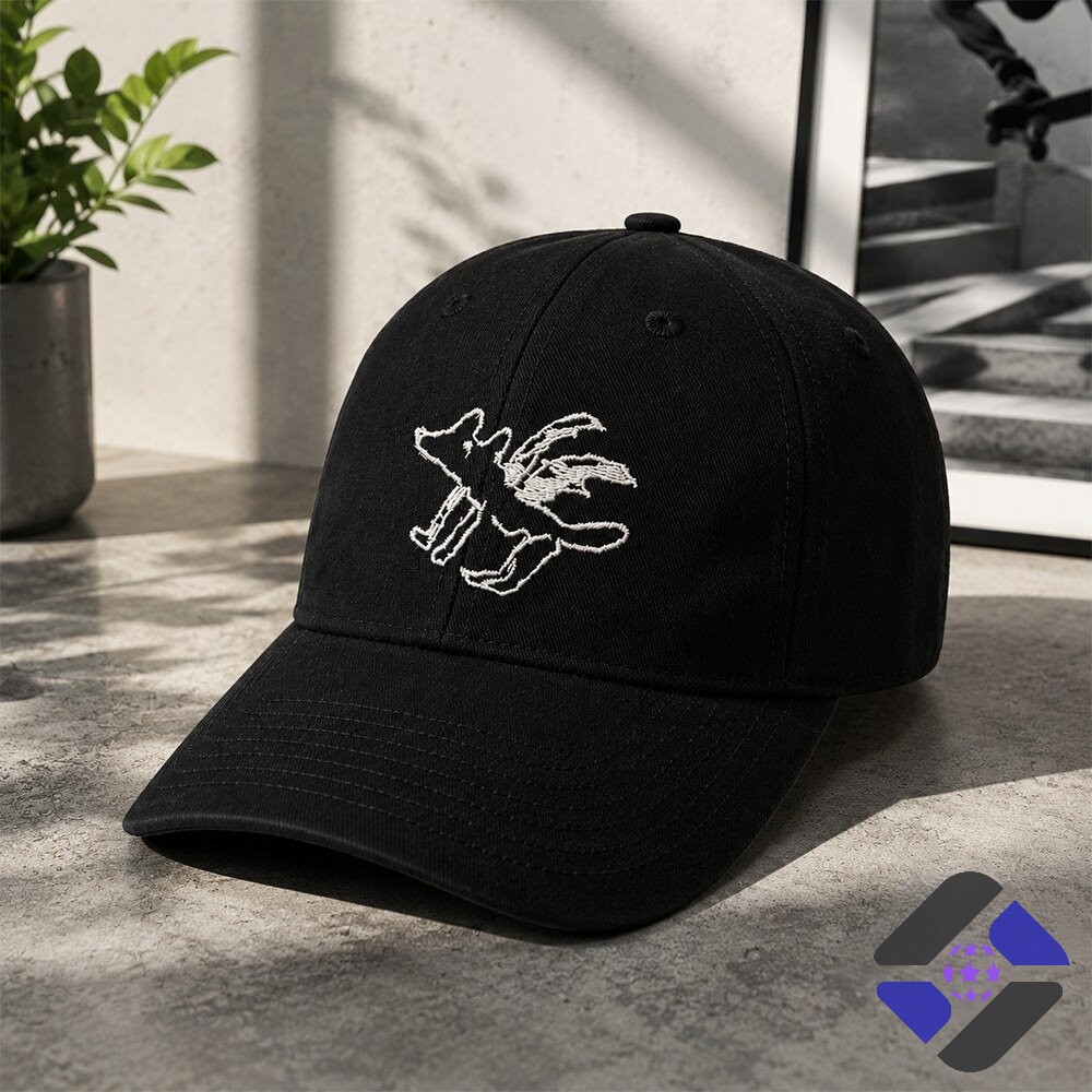 Billy Bob Thornton John Prine Flying Dog Cap - Front View